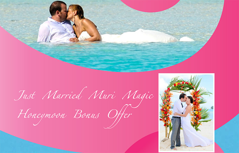 Just Married Muri Magic - Rarotonga - www.weddingtravel.co.nz